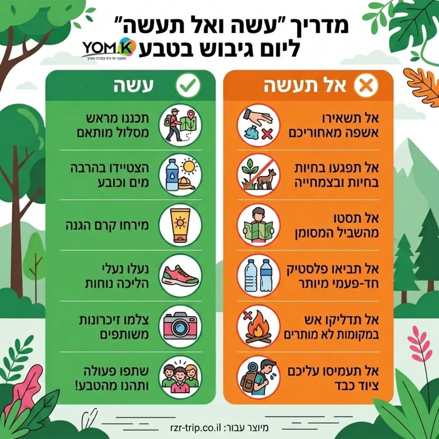 אינפוגרפיקה המחלקת בצורה ברורה 